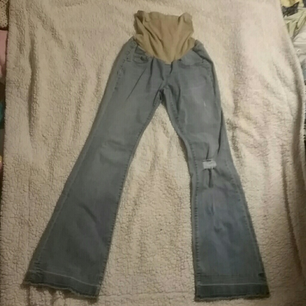 Jessica Simpson Maternity light blue flare jeans